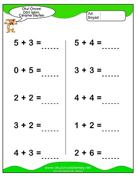 İşlemler yaprak test